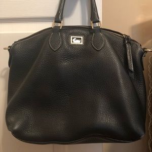 Black Leather Dooney and Bourke